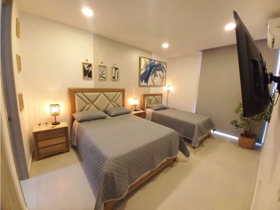 ARRIENDO APARTAMENTO AMOBLADO EN CABO TORTUGA SANTA MARTA - 2