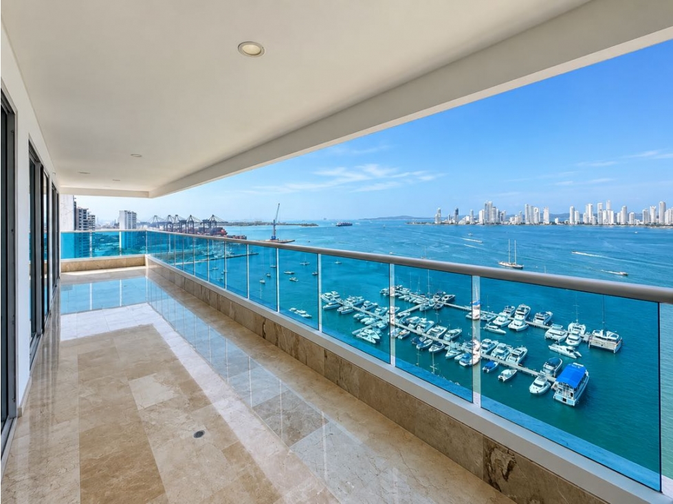 Arriendo Apartamento en Edificio Bellamare en Manga Cartagena