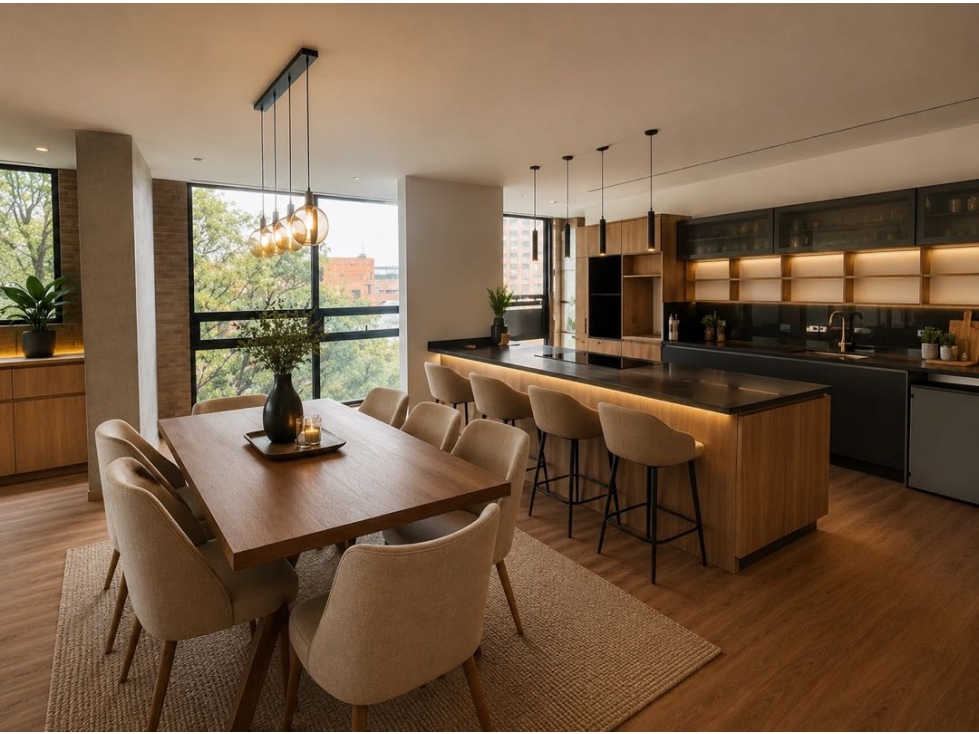 ARRIENDO APARTAMENTO Estrenar 243m2 Vista Verde Piso Alto Cabrera