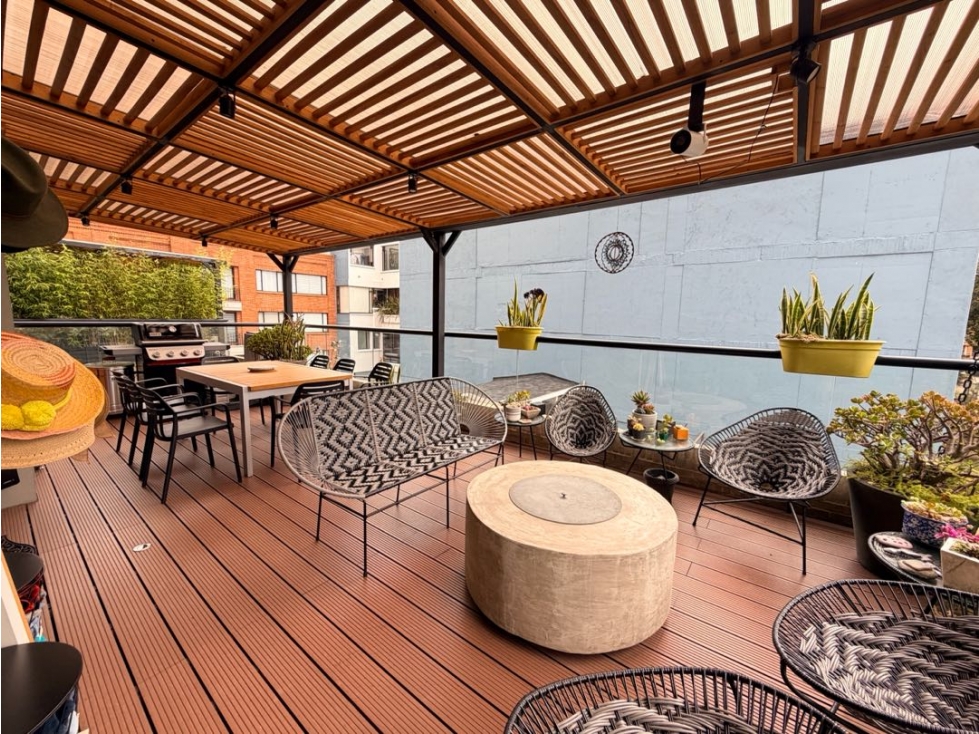ARRIENDO APARTAMENTO EXTERIOR CON TERRAZA EN SANTA PAULA — foto 2