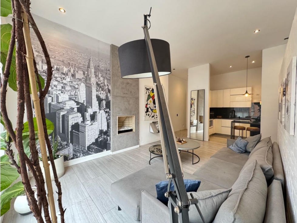 Arriendo Apartamento Loft amoblado en Chico Norte, Bogotá.