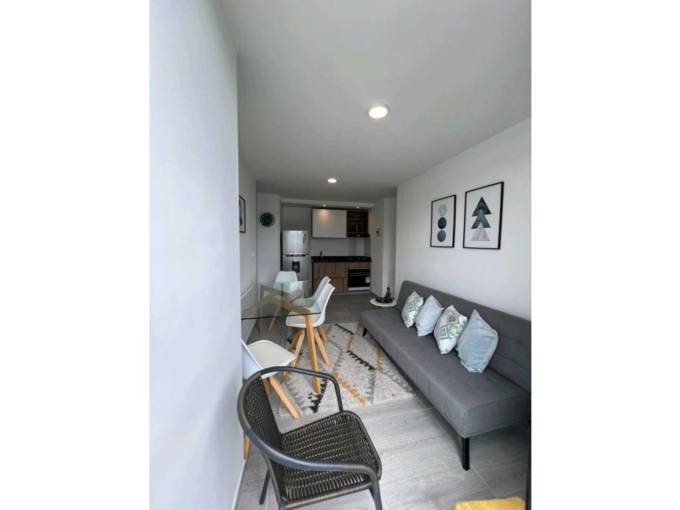 Arriendo apto en Armenia +45 m2+ amoblado sector Oro Negro