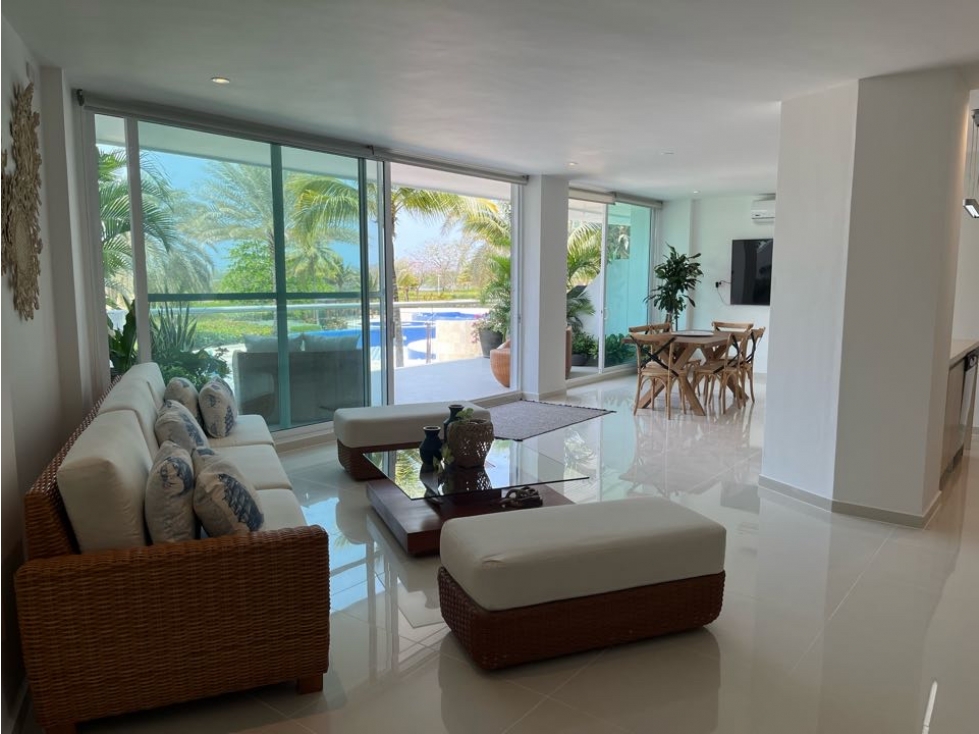 VENTA APARTAMENTO DE LUJO TRES ALCOBAS KARIBANA CARTAGENA GOLF BEACH — foto 2