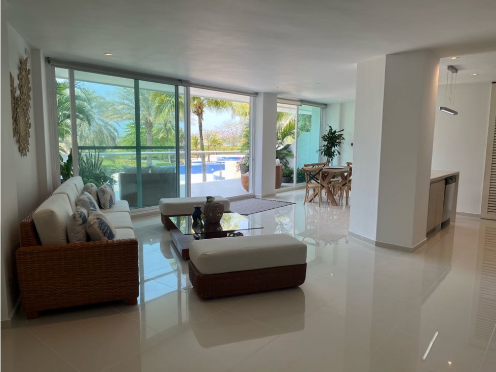 VENTA APARTAMENTO DE LUJO TRES ALCOBAS KARIBANA CARTAGENA GOLF BEACH — foto 3