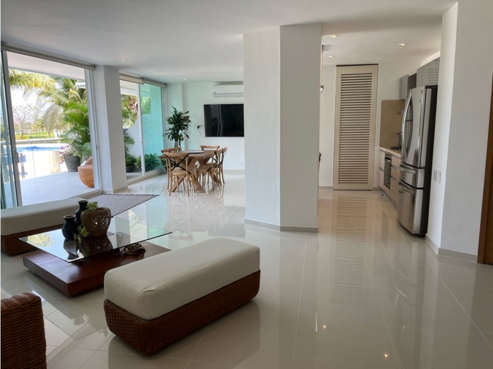 VENTA APARTAMENTO DE LUJO TRES ALCOBAS KARIBANA CARTAGENA GOLF BEACH — foto 4