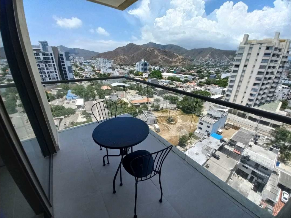 ARRIENDO ACOGEDOR APARTAMENTO AMOBLADO EN RODADERO SUR SANTA MARTA
