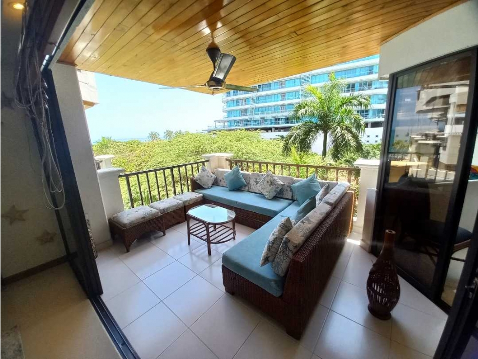 ARRIENDO APARTAMENTOAMOBLADO BELLO HORIZONTE SANTA MARTA - 1