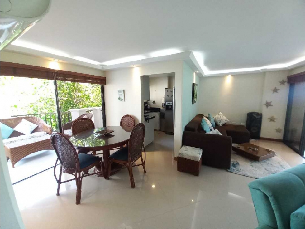 ARRIENDO APARTAMENTOAMOBLADO BELLO HORIZONTE SANTA MARTA - 6