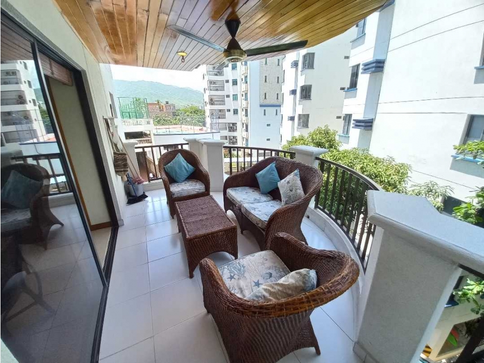 ARRIENDO APARTAMENTOAMOBLADO BELLO HORIZONTE SANTA MARTA - 3