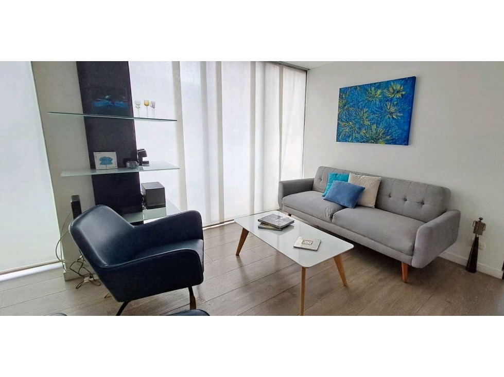 ARRIENDO APTO CHICO AMOBLADO y DOTADO.1 HAB 2 BAÑOS. 1 PARK. ( VM) — foto 5