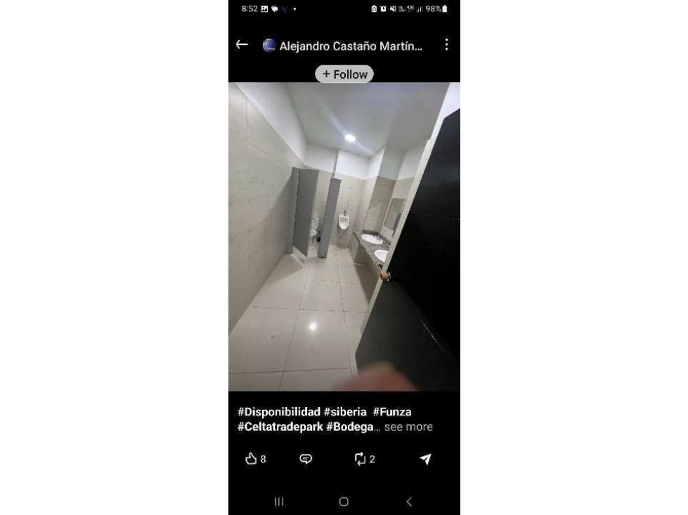 ARRIENDO BODEGA SIBERIA CALLE 80 SIN PEAJE, AUTOPISTA MEDELLIN - 2
