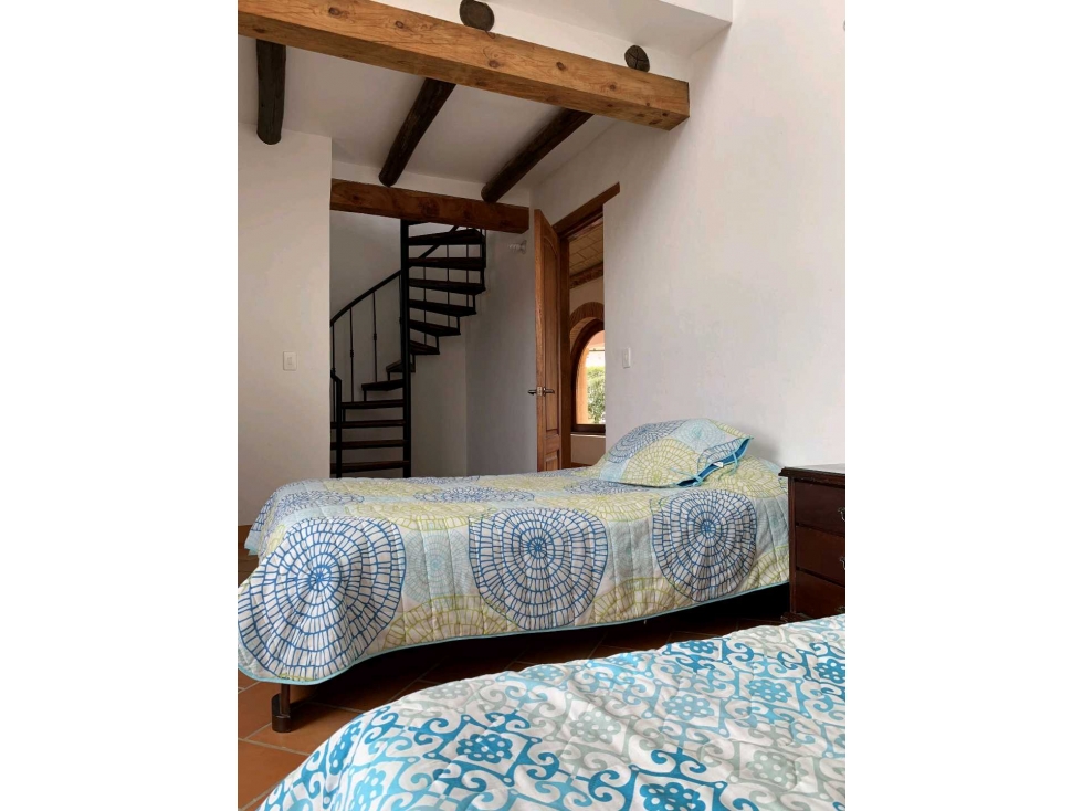 ARRIENDO CASA AMOBLADA CONJUNTO - EL ROBLE - VILLA DE LEYVA - 5