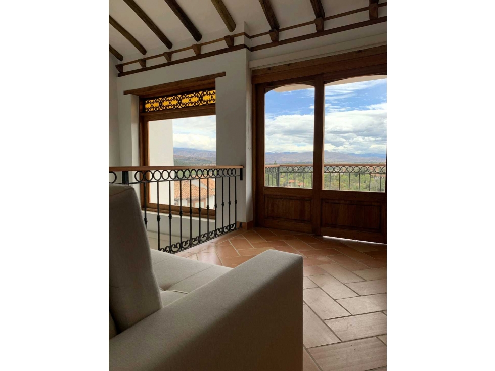 ARRIENDO CASA AMOBLADA CONJUNTO - EL ROBLE - VILLA DE LEYVA - 6