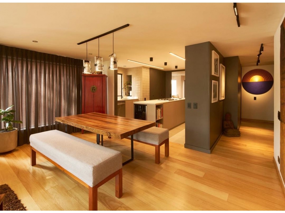 Arriendo espectacular AMOBLADO 1 alc + estudio VIRREY vista parque — foto 3