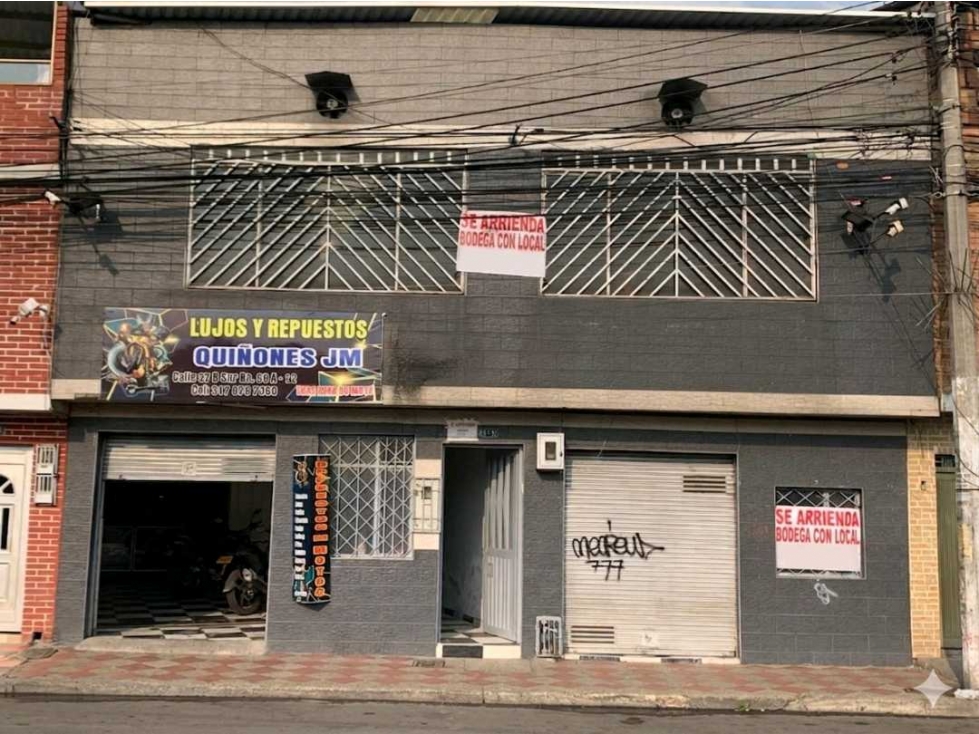 ARRIENDO BODEGA SOBRE VIA PRINCIPALEN ALQUERIA DE LA FRAGUA BOGOTA