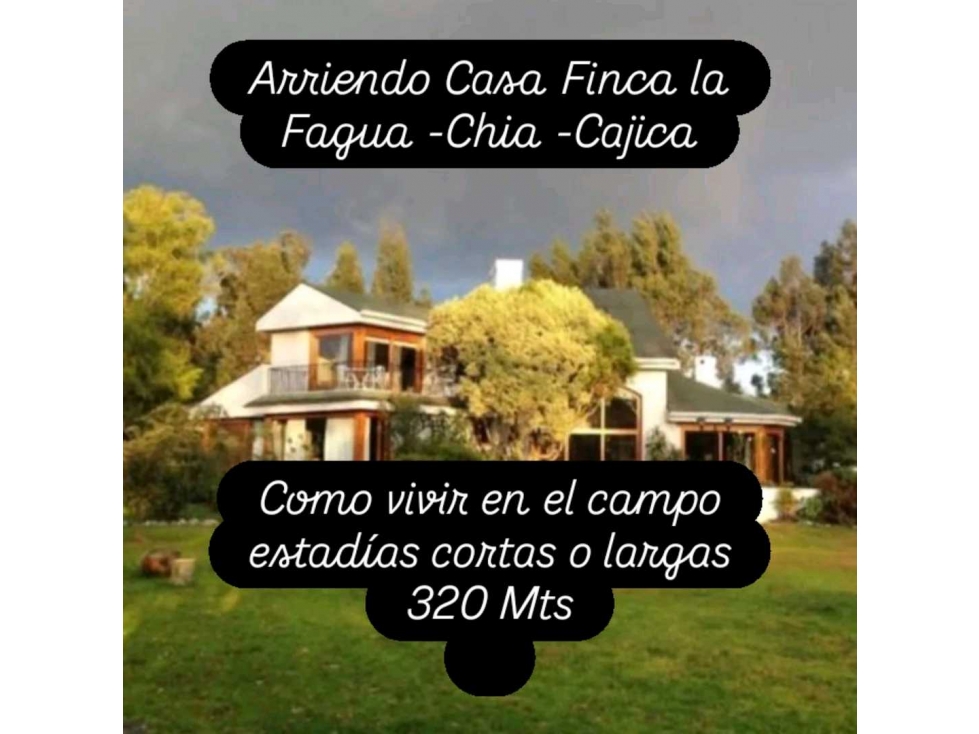 Arriendocajica Casa Finca la Fagua sin amoblar senderos peatonales YM - 3