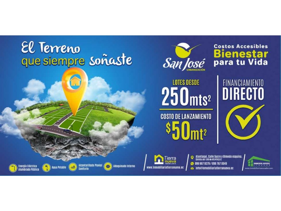 ATUNTAQUI Terrenos en Venta en Urbanización SAN JOSE - 1