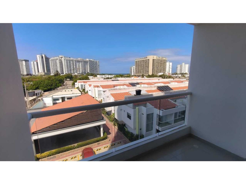 Balcón con vista al mar en El Rodadero Sur - 005