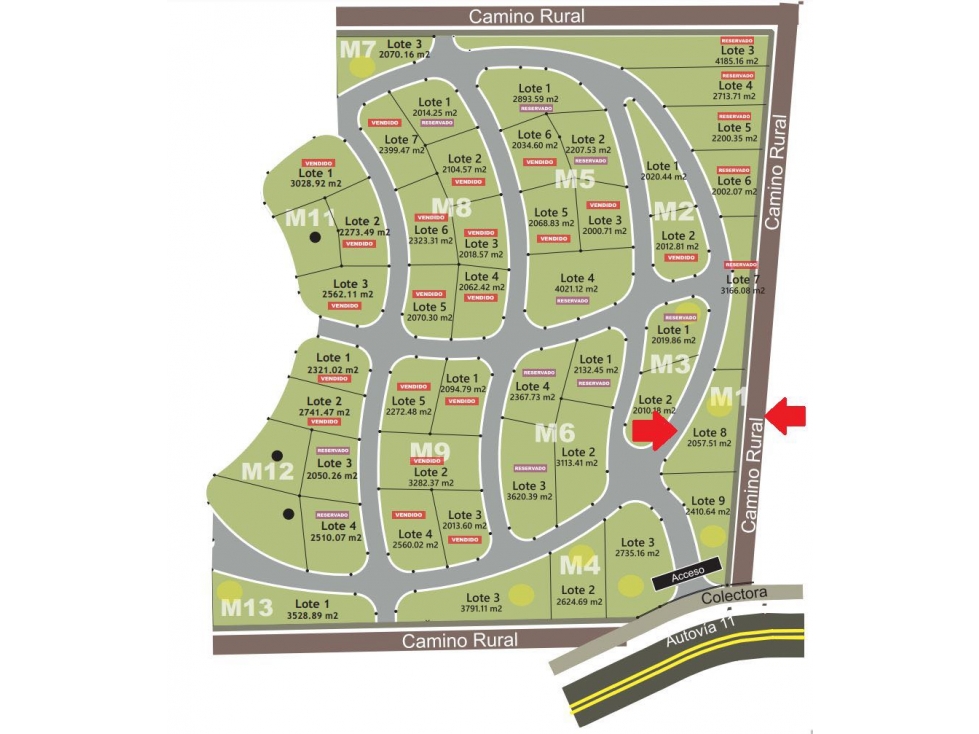 Barrio Cerrado: "Pinares de Santa Clara" Lote en Venta — foto 4
