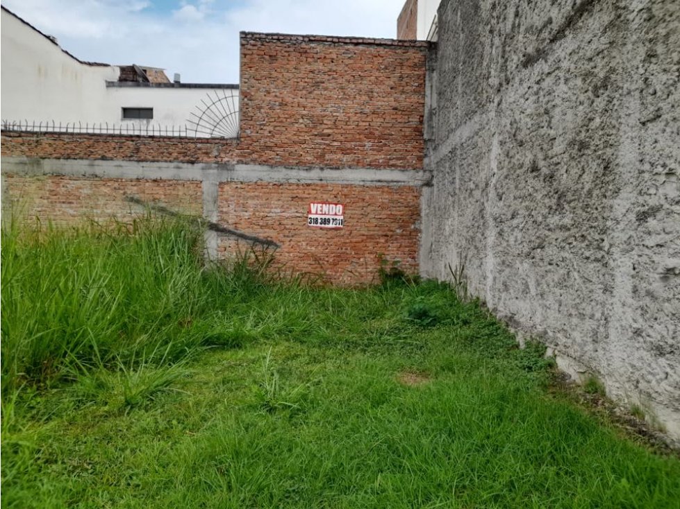 Se vende lote terreno Barrio Las Mercedes Palmira Valle Colombia