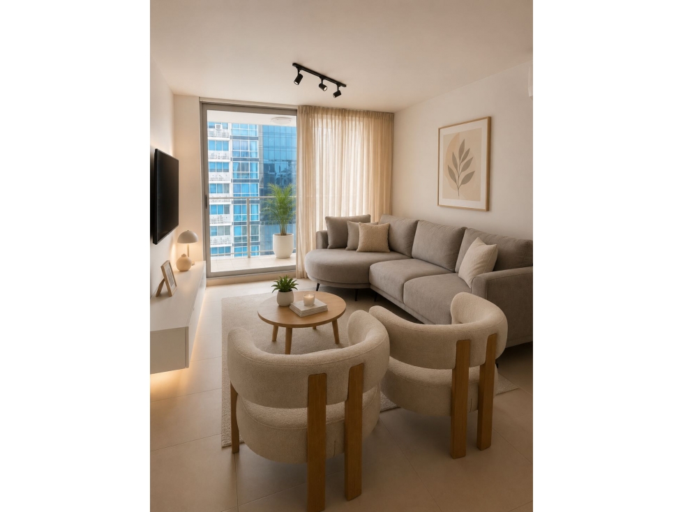 Bello apartamento de dos recámaras