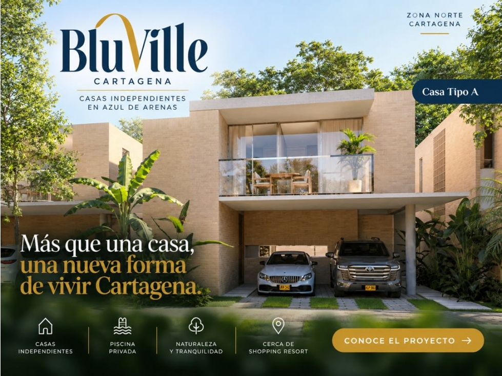 BLUVILLE: Casas en Azul de Arenas | Zona Norte Cartagena de indias