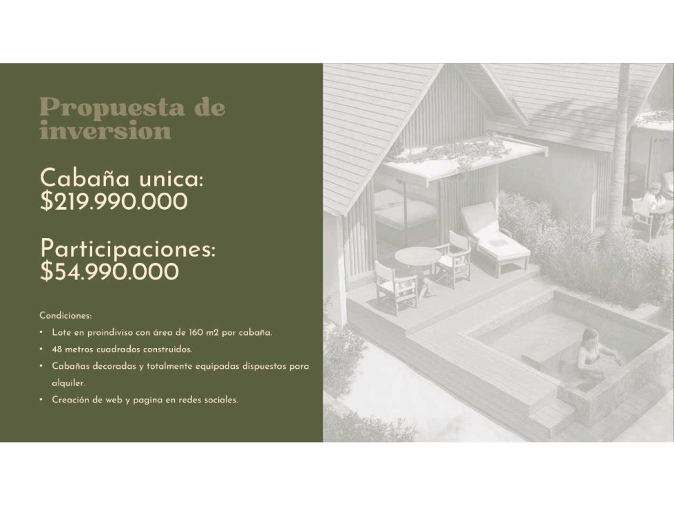 CABAÑAS EN VENTA FRENTE AL MAR - 3