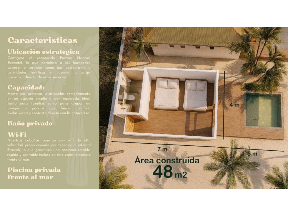 CABAÑAS EN VENTA FRENTE AL MAR - 6
