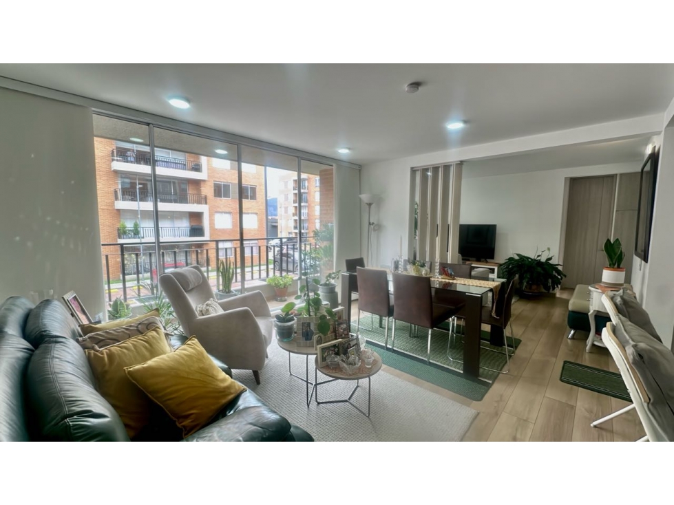 Cajicá Vendo apto, 78 m², 2do piso, 2hab, grj cubierto