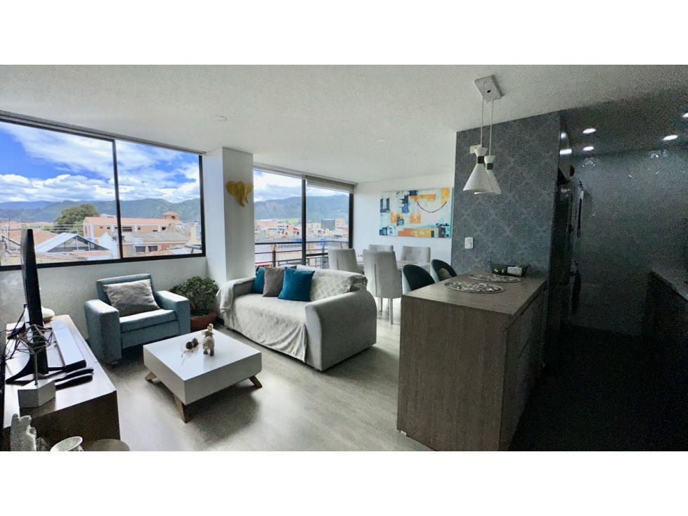 Cajicá vendo apto 86 m² 3er piso, esquinero, externo, 2Grj, 3hab.
