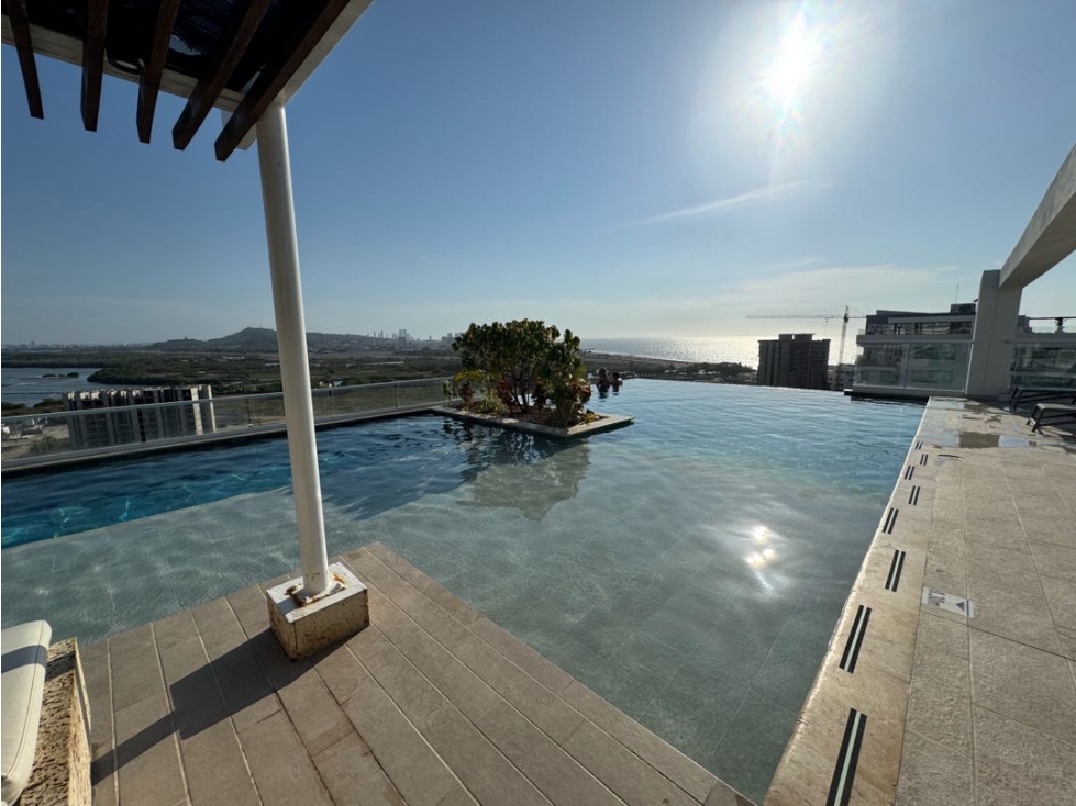 CARTAGENA VENTA APARTAMENTO AMOBLADO CIELO MAR