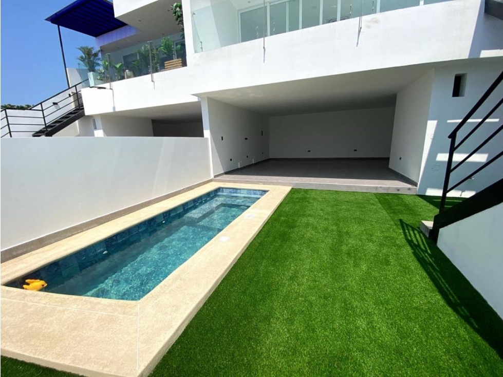 Casa en Alquiler Ciudad del Mar Manta 4 Dormitorios con Piscina - 2