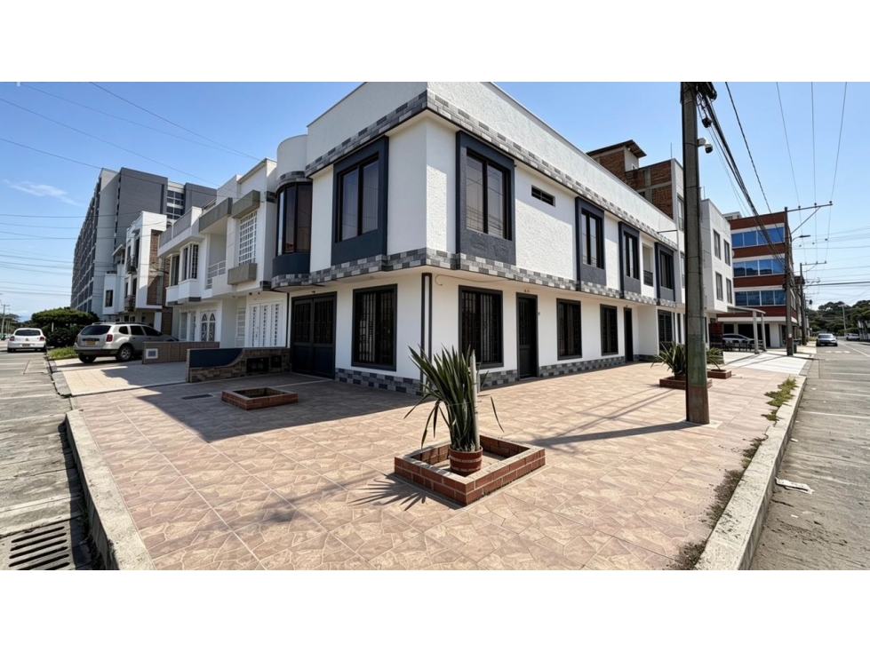 Casa bifamiliar con terraza en venta | Las Flores - Palmira