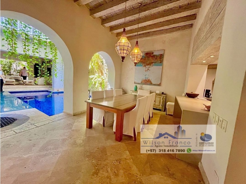 Casa Boutique En Venta | Centro Histórico | Cartagena De Indias — foto 2