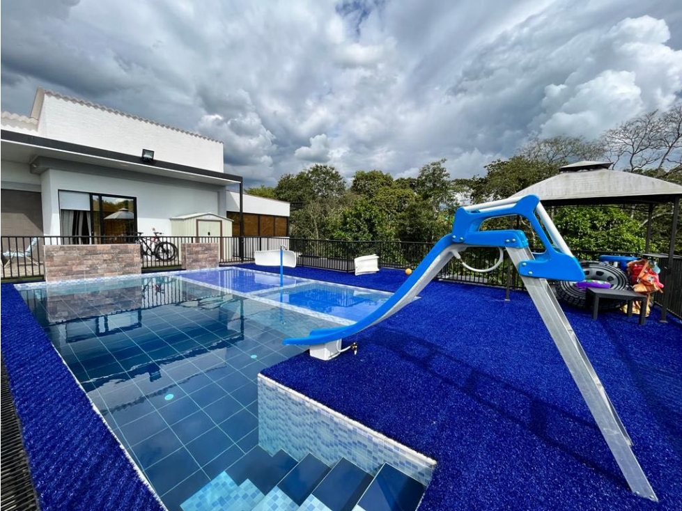 Casa campestre en venta permuta en condominio Armenia Tebaida Quindío