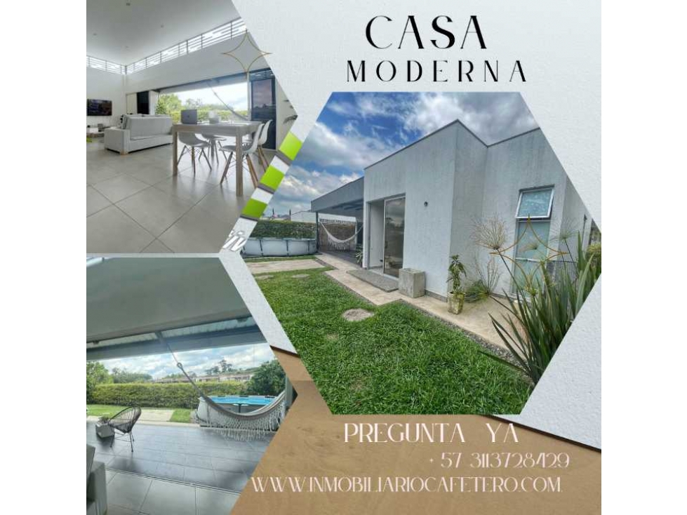 Casa campestre en venta sector calarca - 1