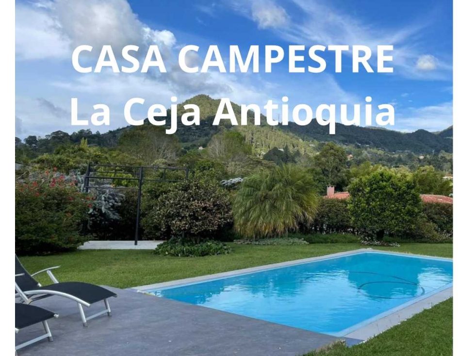 CASA CAMPESTRE IDEAL.EN LA.CEJA.ANTIOQUIA. - 1