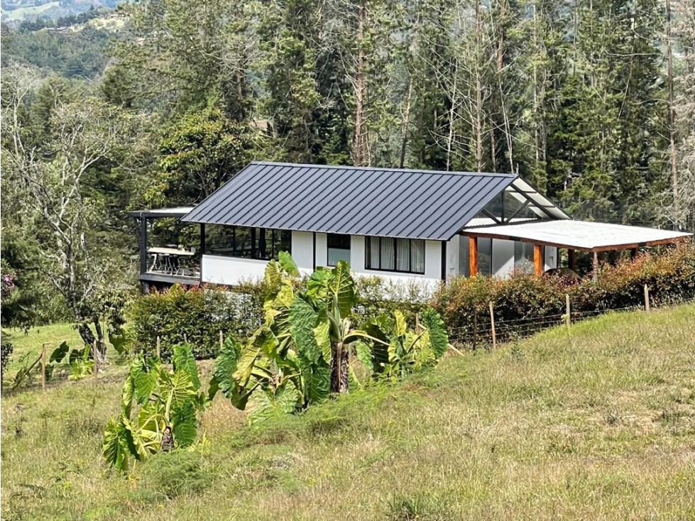 Casa campestre independiente rodeada de bosque por las palmas!