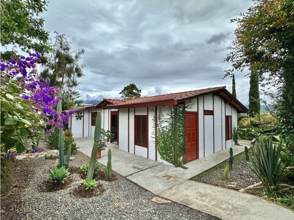 Casa campestre tipo cabaña El Lembo Sta Rosa de Cabal