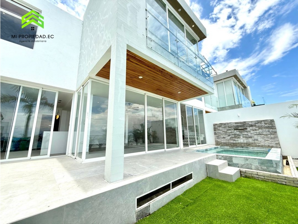 Casa con piscina y vista al mar en Urbanizacion Ciudad del Mar Manta — foto 3