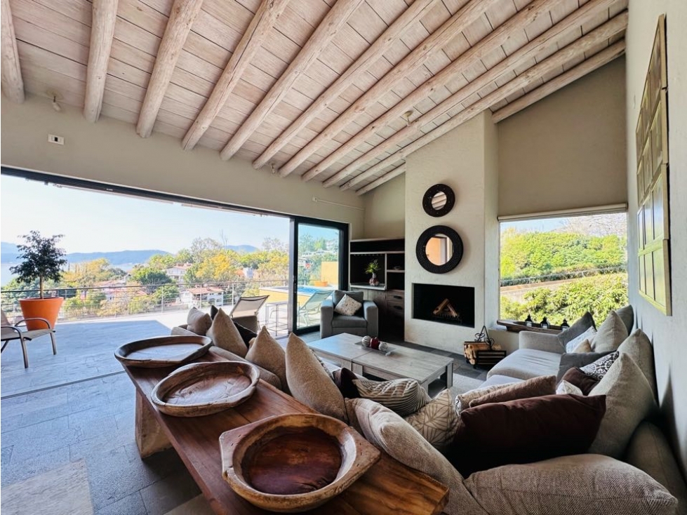 CASA EN RENTA I CONDOMINIO I VISTA AL LAGO I JACUZZI I VALLE DE BRAVO — foto 6
