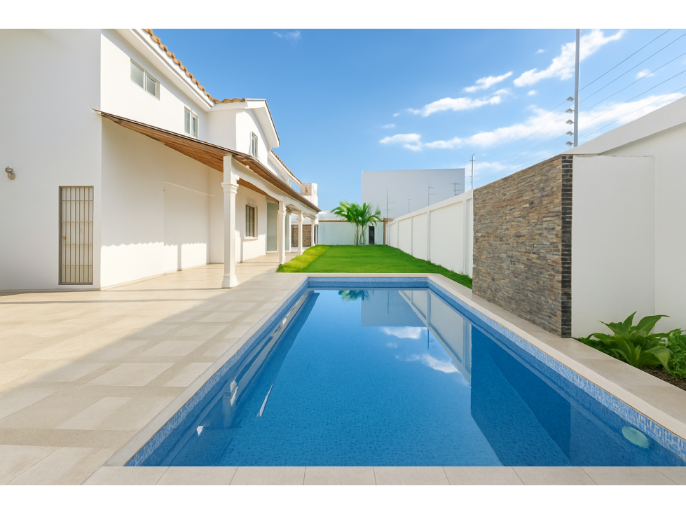 Casa de 4 dormitorios con piscina en Barbasquillo