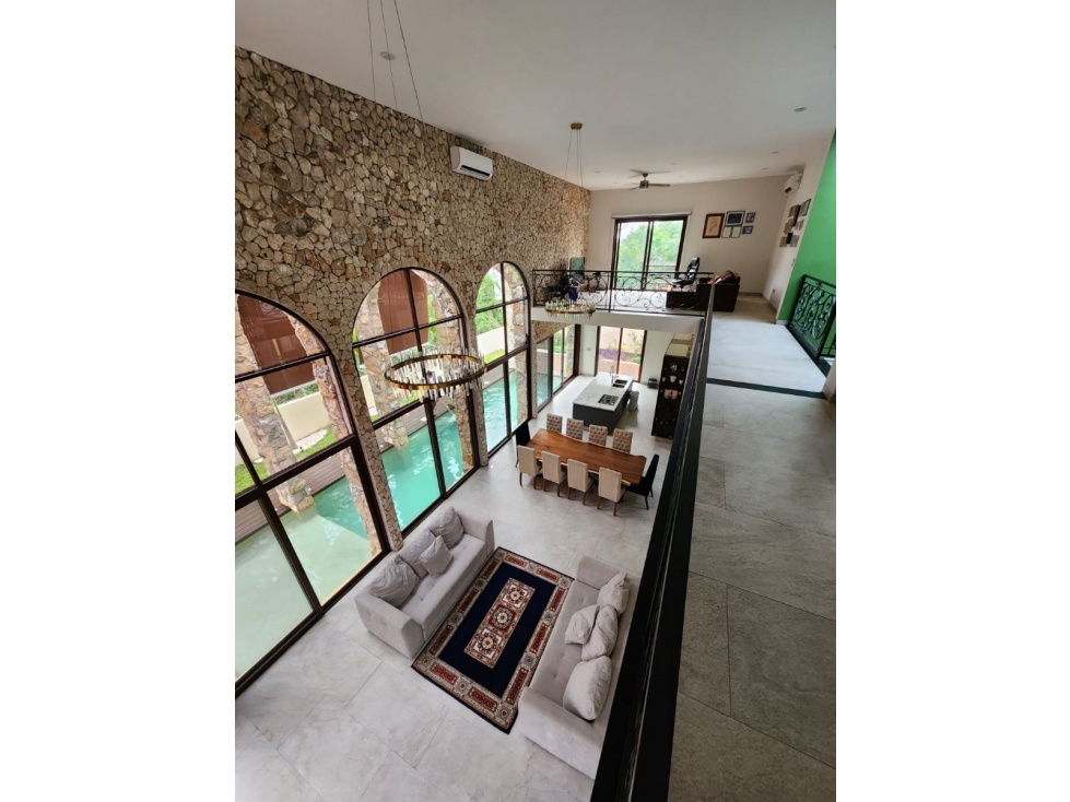 Casa de autor con piscina y paneles en Paseo Country, Mérida — foto 6