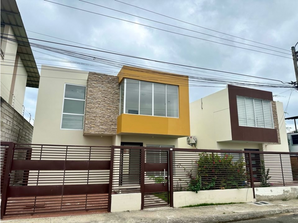 CASA EN ALQUILER A ESTRENAR EN URBANIZACIÓN MANTA 2000, SUR DE MANTA - 2