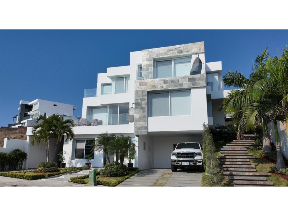 CASA DE LUJO AMOBLADA FRENTE AL MAR EN CIUDAD DEL MAR - MANTA — foto 2
