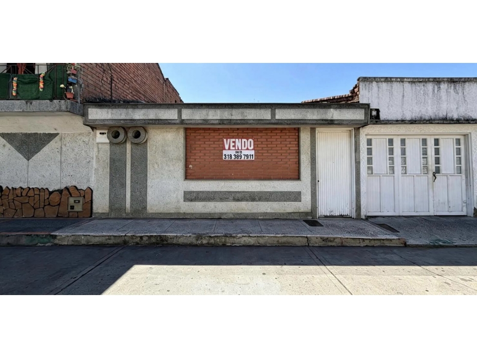 Casa de un piso en venta | Barrio Colombia - Palmira