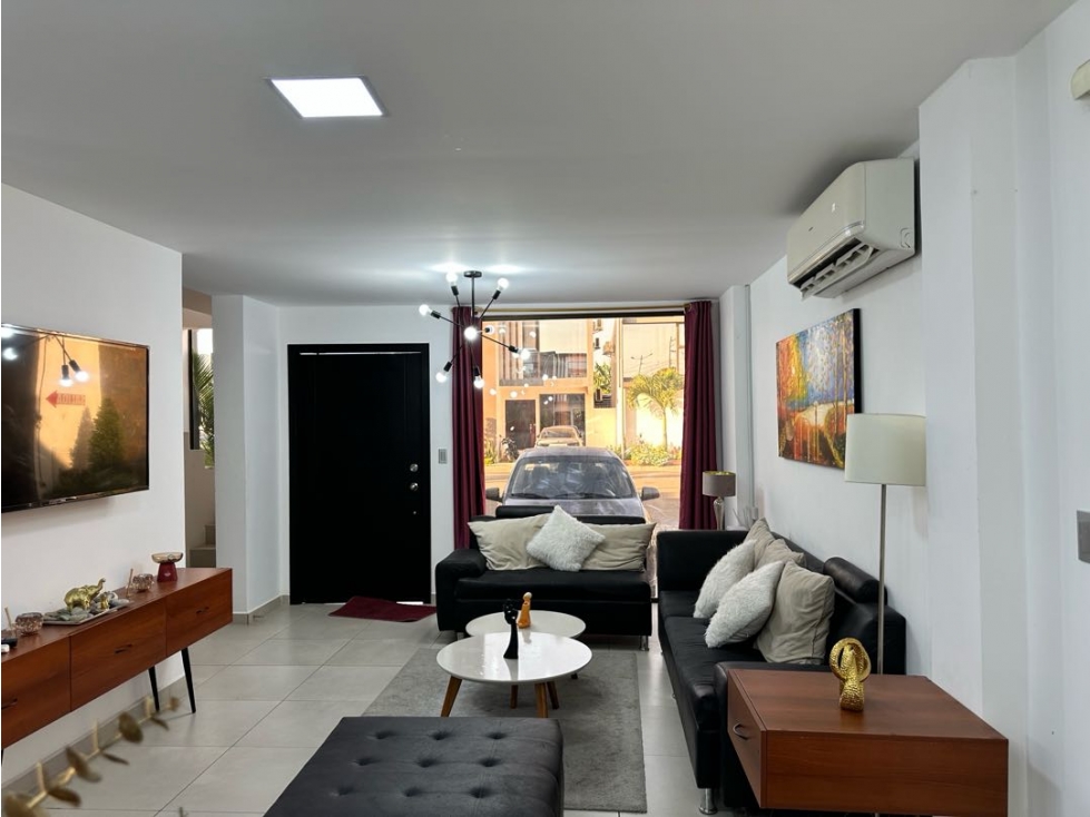ALQUILER DE CASA AMOBLADA EN URBANIZACION PALERMO, MANTA — foto 3