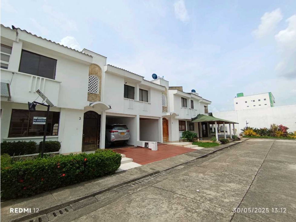 CASA EN CONJUNTO CERRADO EN ARRIENDO EL CENTRO DE MONTERIA