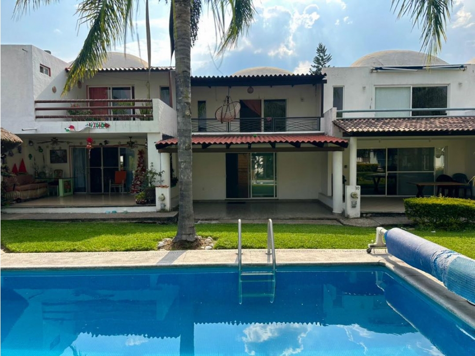 Casa en condminio con alberca y 3 recámaras en venta en Oaxtepec Mor