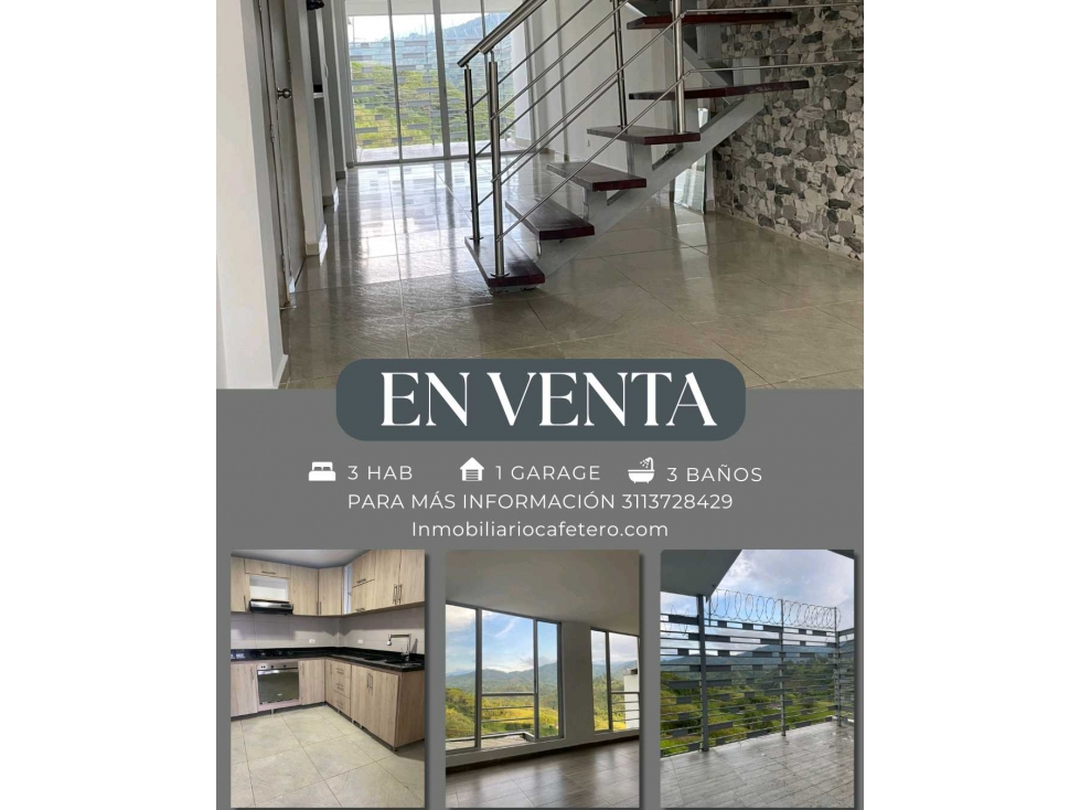 CASA EN CONJUNTO CON VISTA A LA MONTAÑA